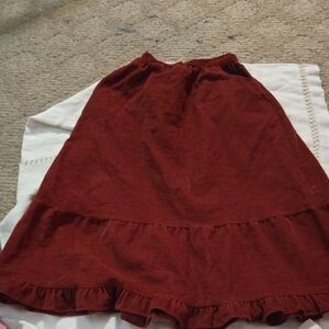 Vintage Sweet Fancy By Donmoor Girls Corduroy Skirt